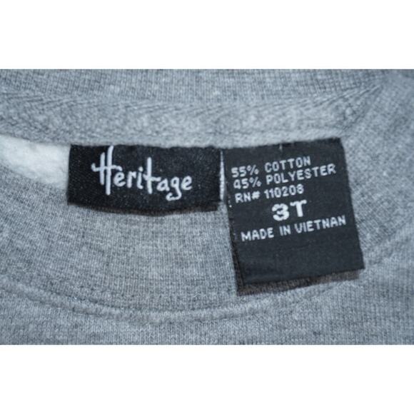 USC Trojans Toddler Sweatshirt Heritage Gray Pullover Crewneck Size 3T - Picture 3 of 3